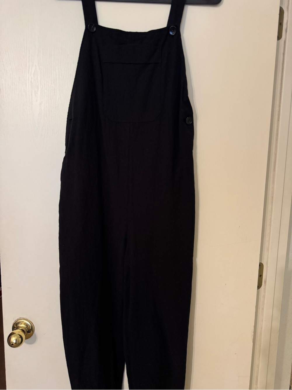 Black Women's Overalls Jumpsuit